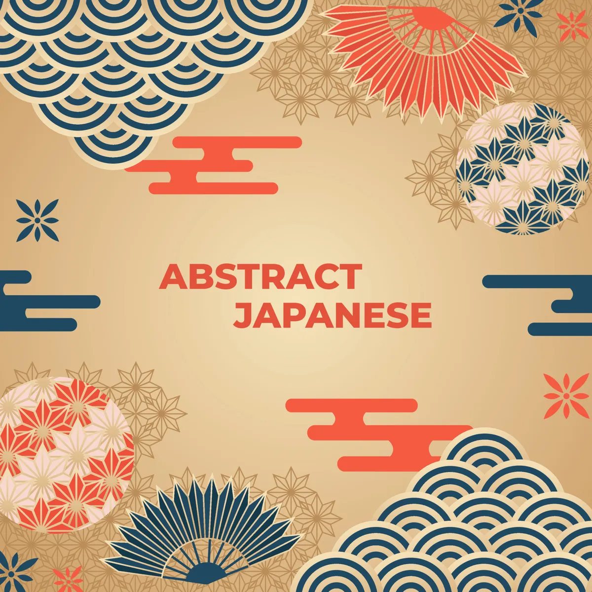 Background of Japanese Pattern