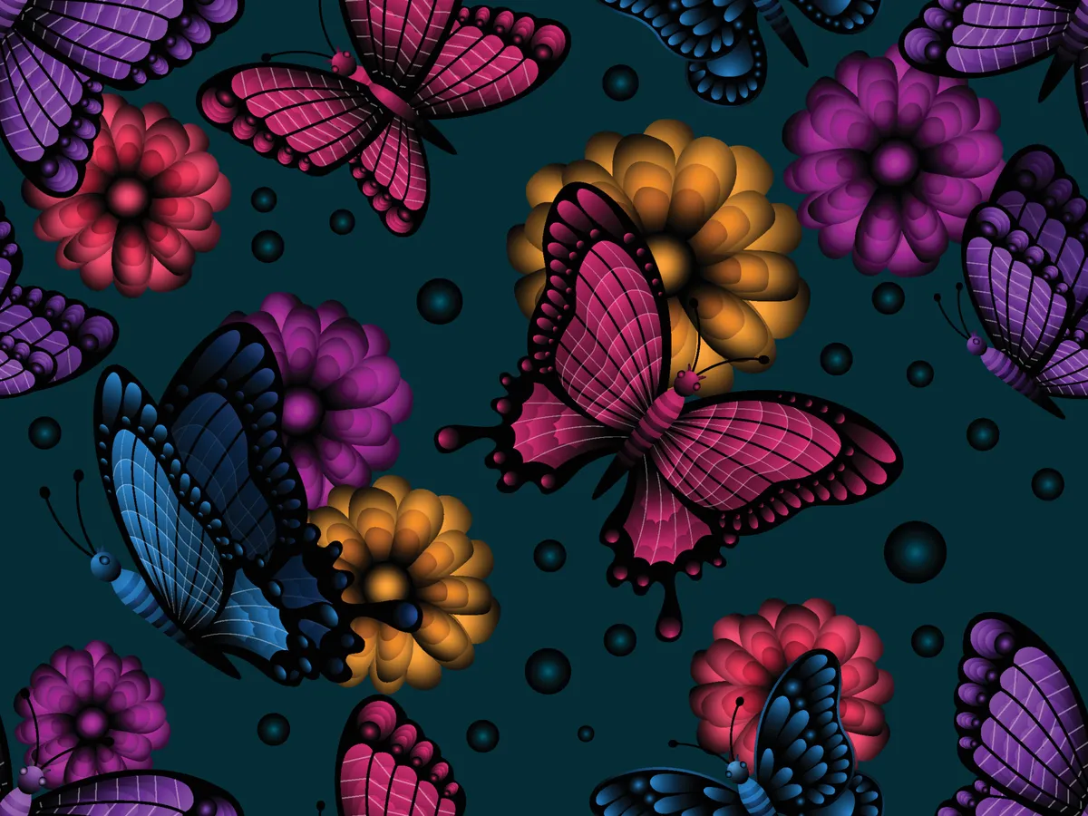 Butterfly Seamless Pattern