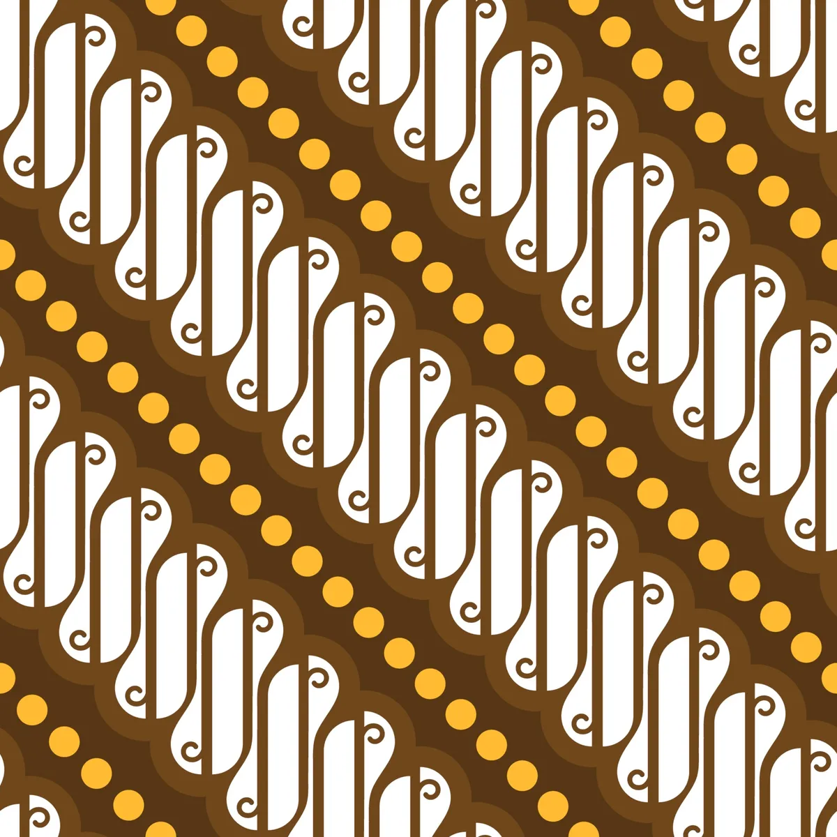 Batik Parang Indonesia Pattern