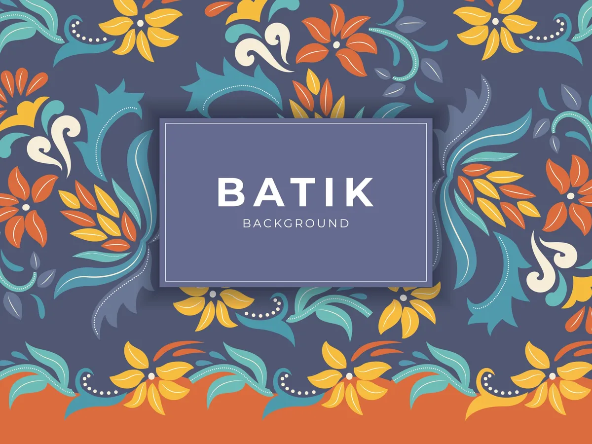 Batik Pattern Background