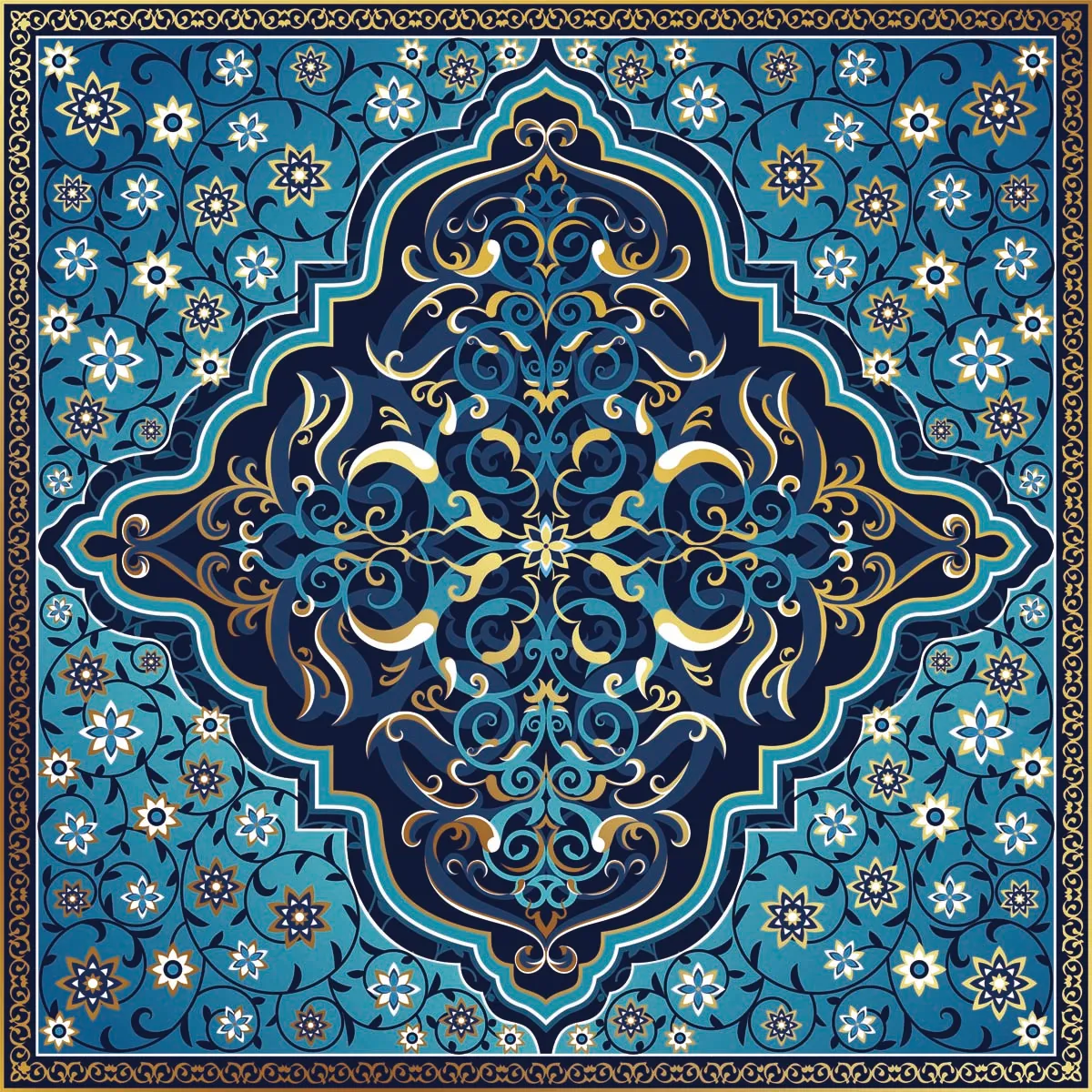 Persian Eslimi Pattern Backgorund