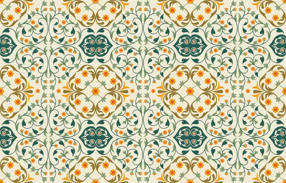 Beautiful Eslimi Seamless Pattern