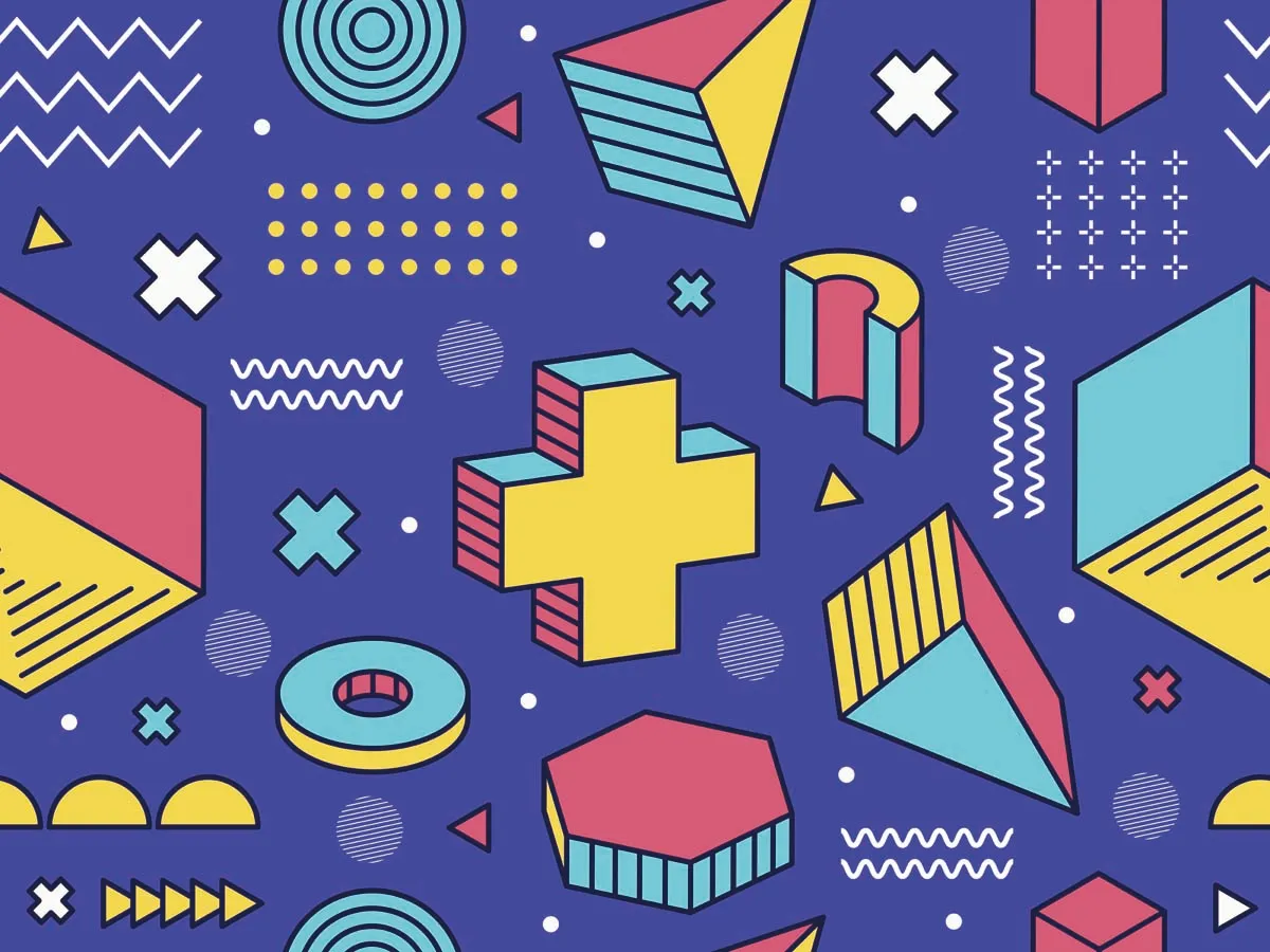 Seamless Pattern Geometric Background