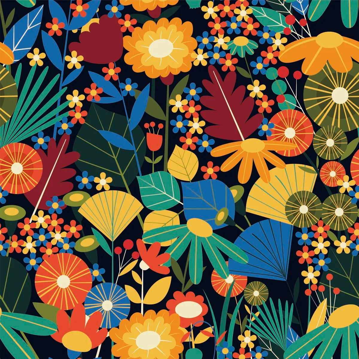 Pattern Floral Background Concept