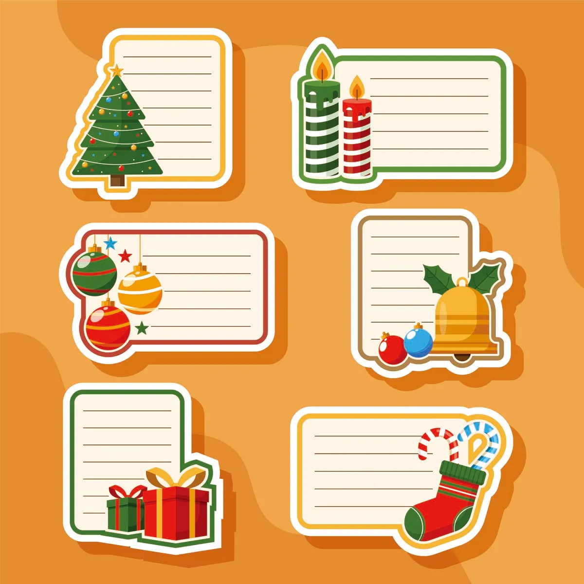 Journal Christmas Sticker Collection