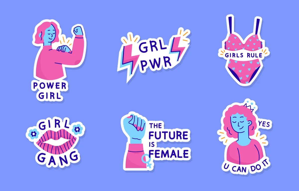 Women Day Awareness Sticker