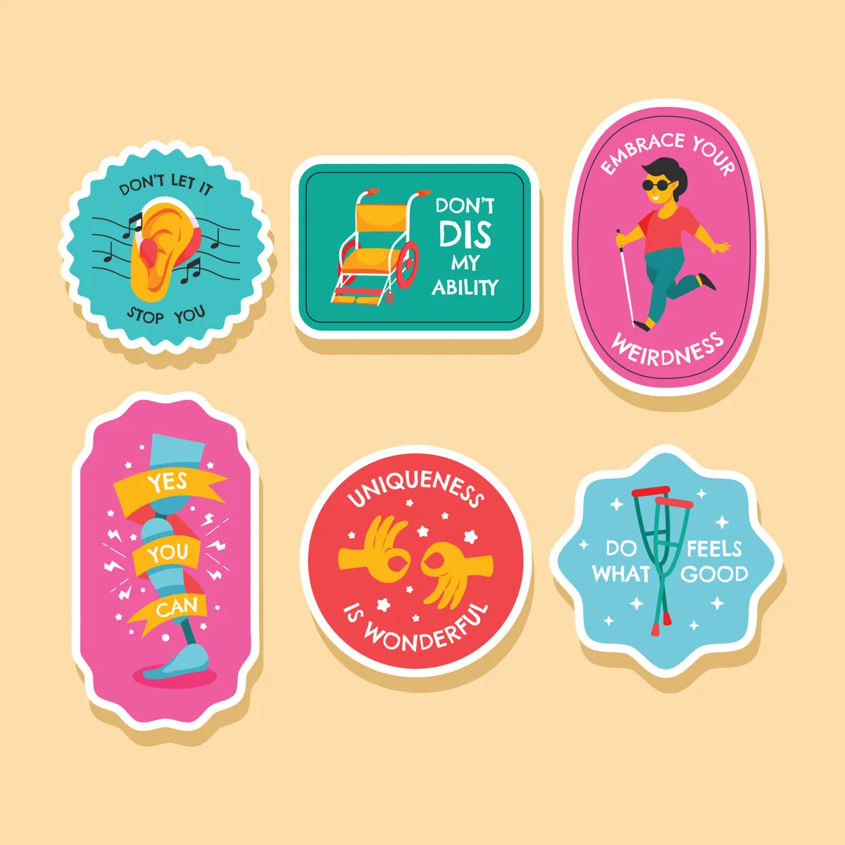Stickers for Empowering Disabilities