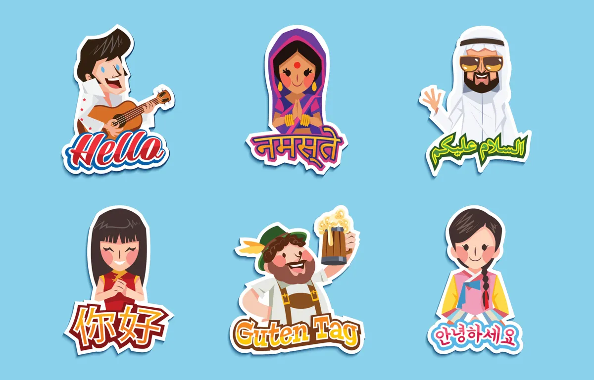 Diversity in Language Stickers