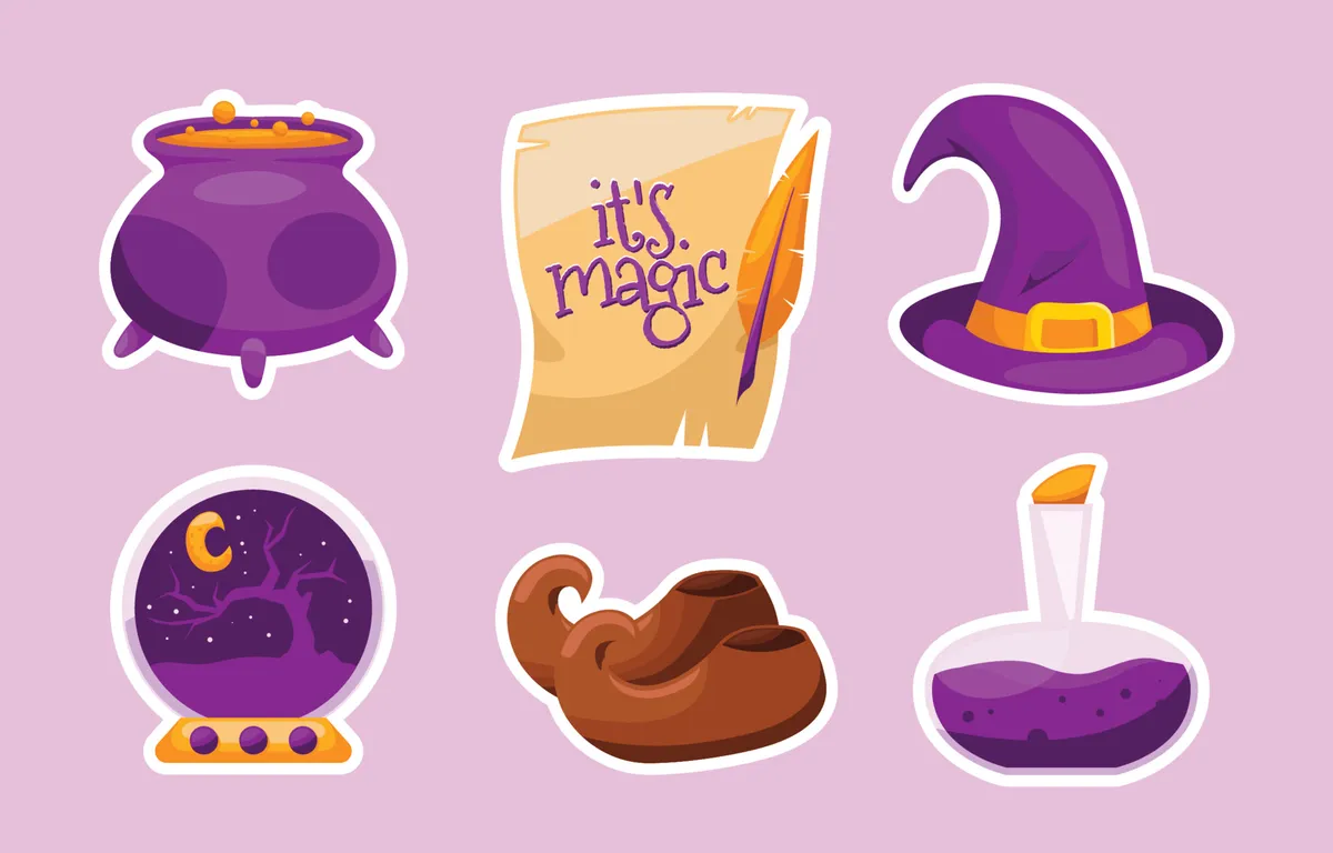Magical Fantasy Sticker Collection