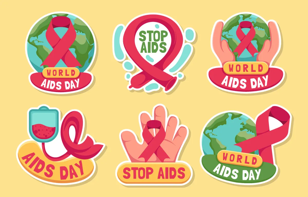 World AIDS Day Sticker Collections