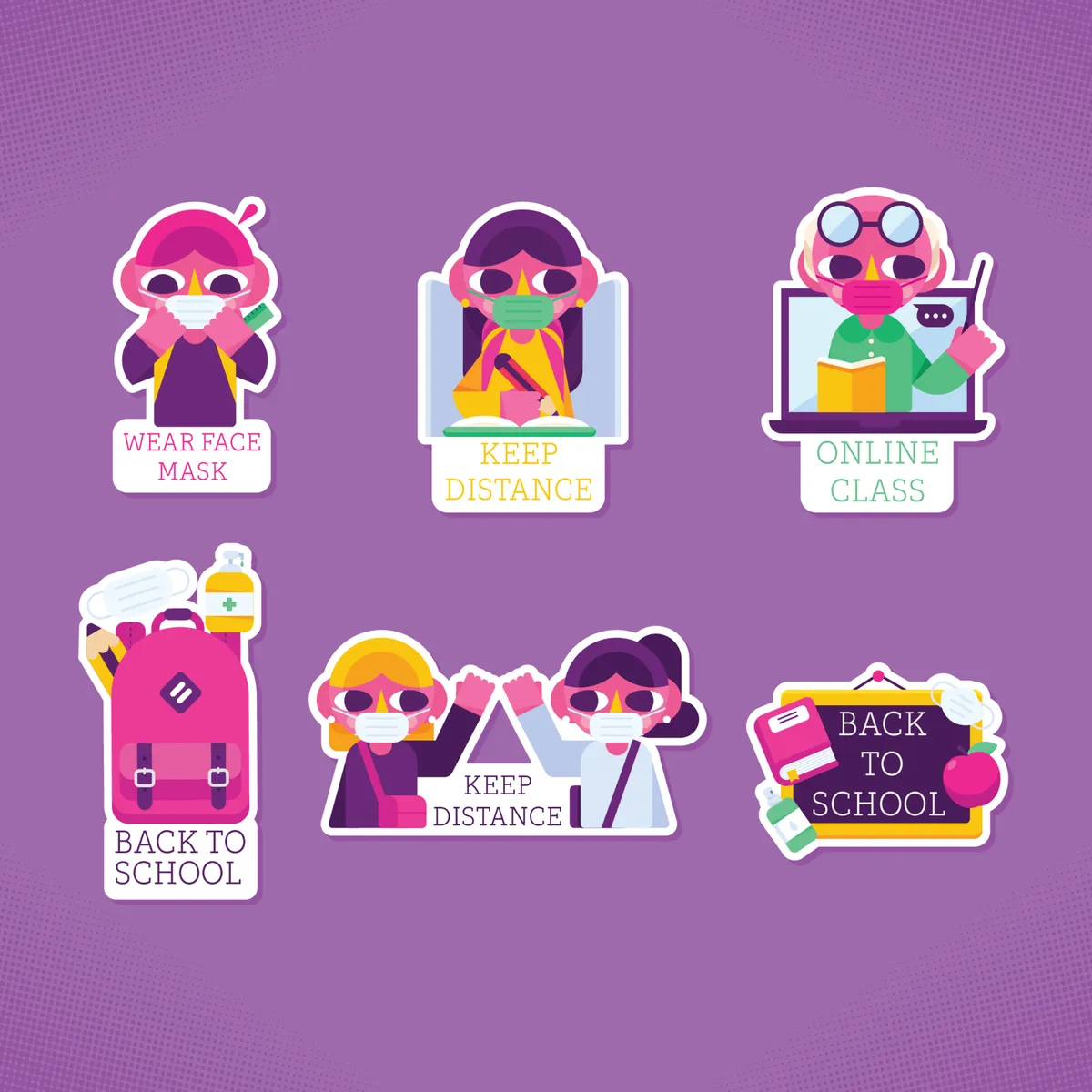 It's School Time Stickers