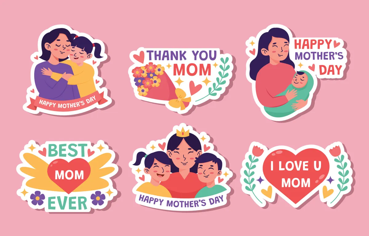 Mother's Day Sticker Set