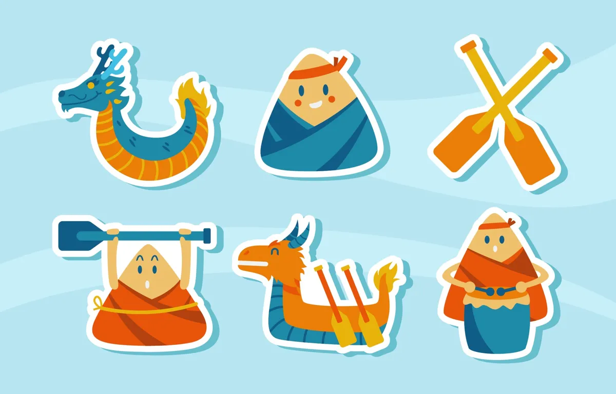 Dragon Boar Sticker Collection