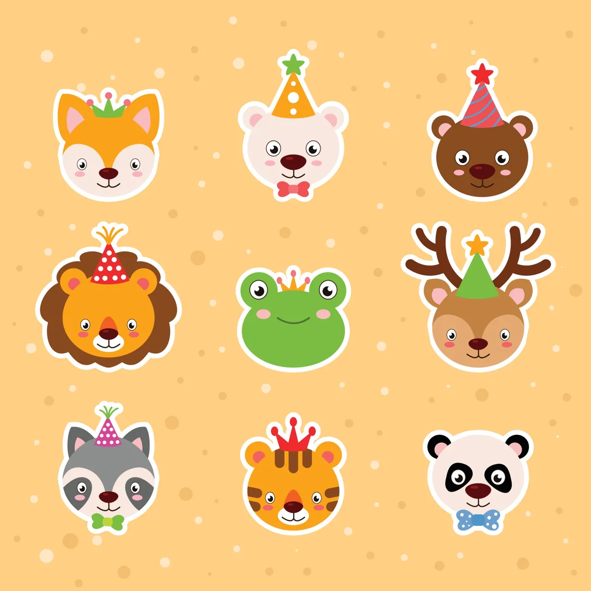 Animal Cartoon Stickers