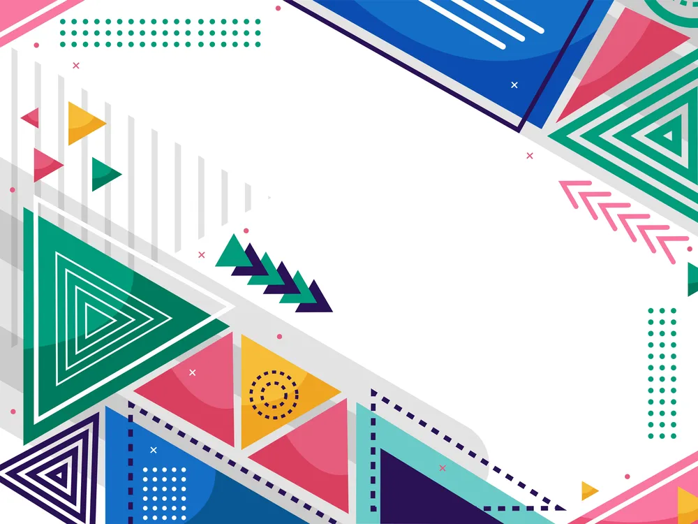 Colorful Triangular Background