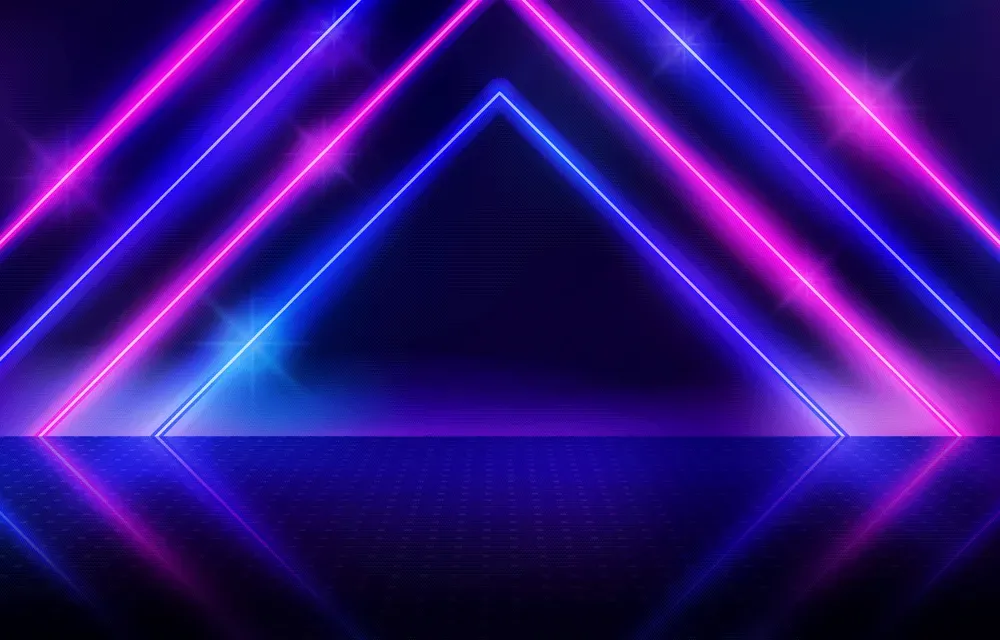 Colorful Neon Lights Background