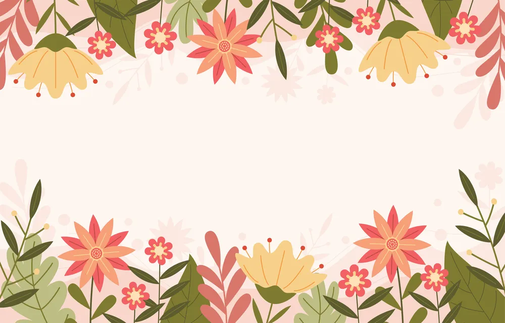 Spring Border Background