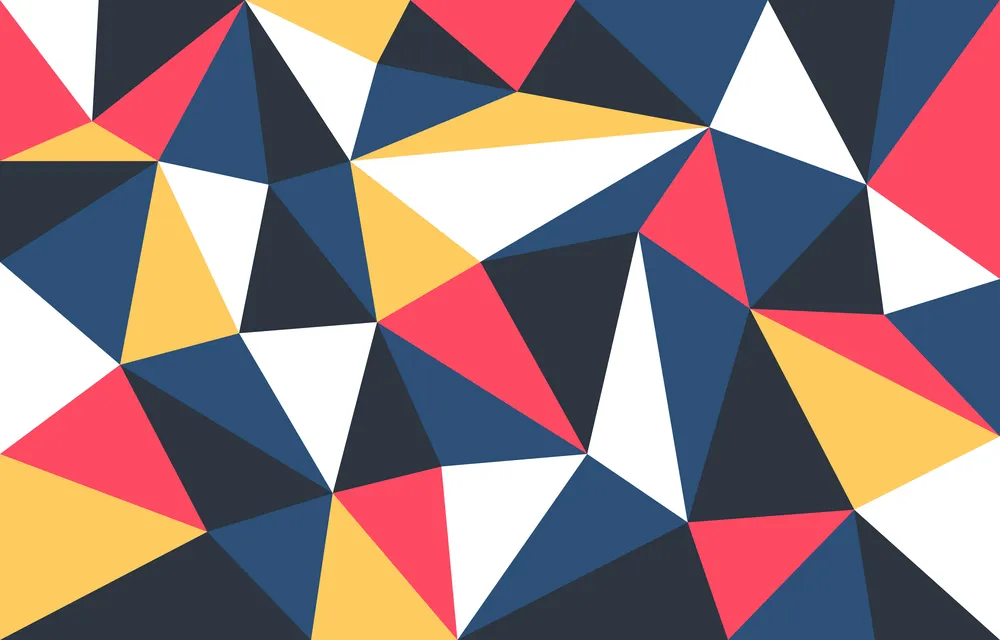 Abstract Triangular Shapes Background
