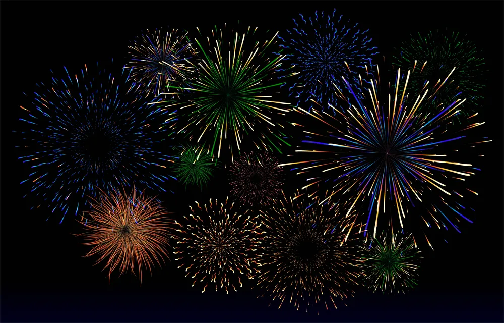 Firework Background Concept