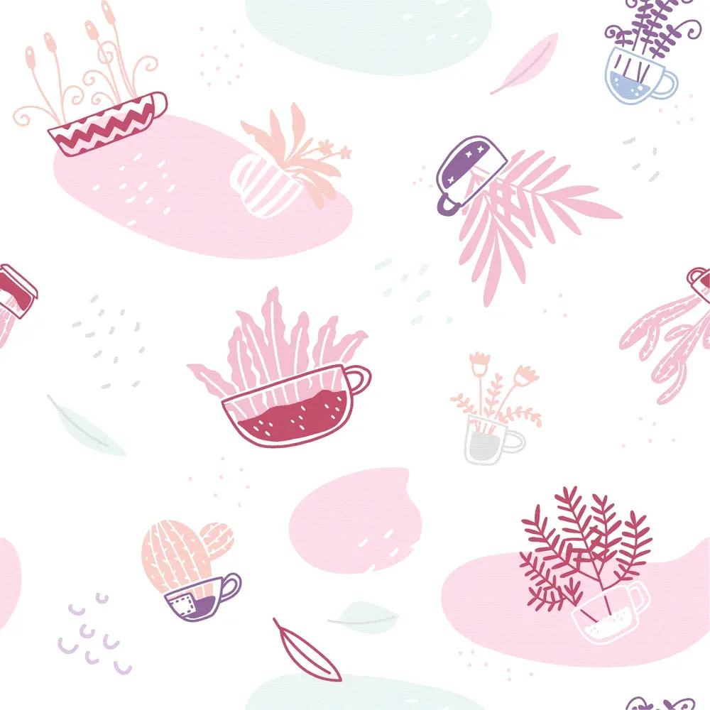 Floral Plant Seamless Background