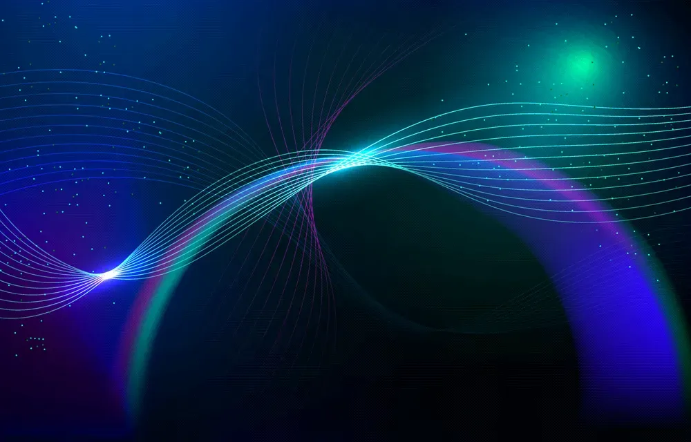 Line Wave Background