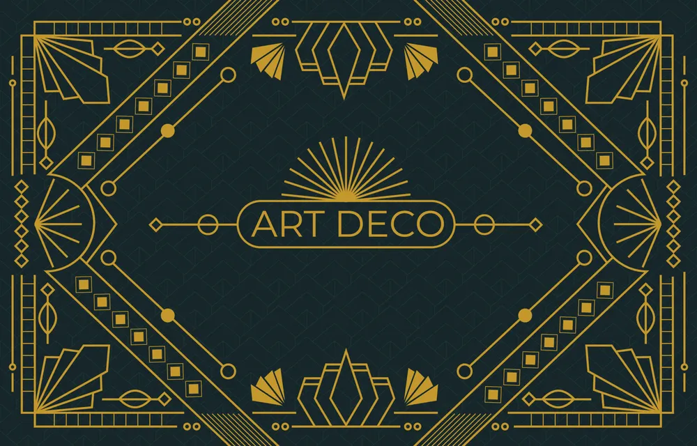 Artistic Art Deco Background