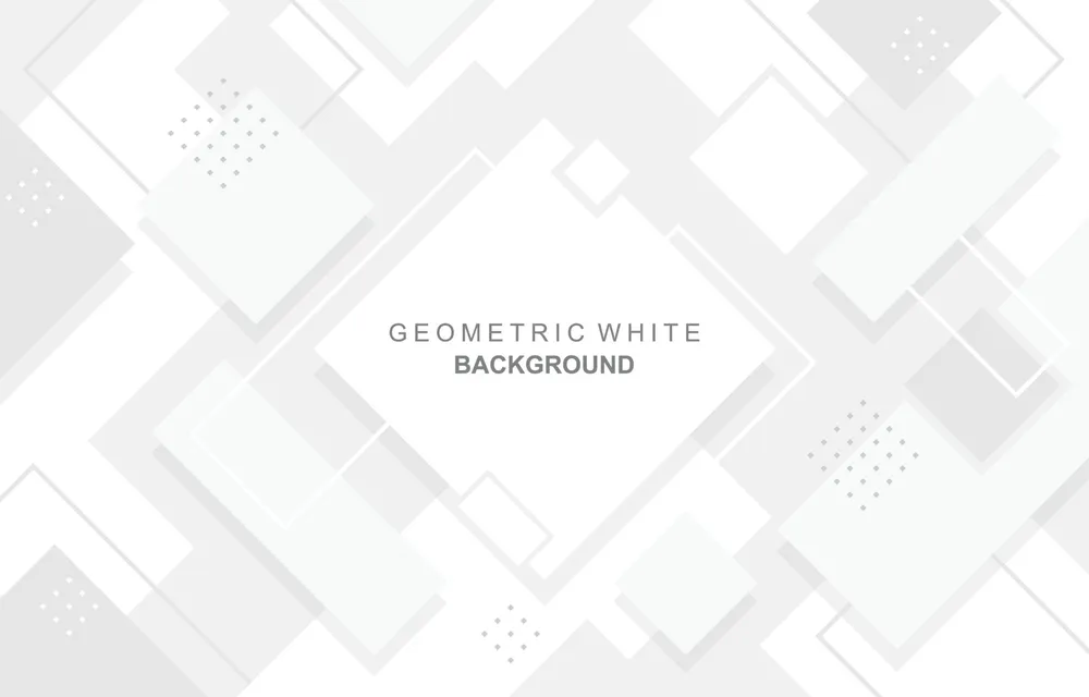Geometric Elegant White Background