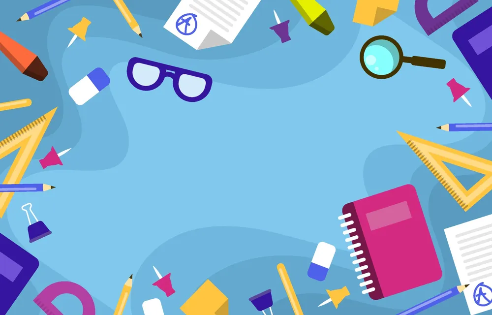Flat Teachers Day Background