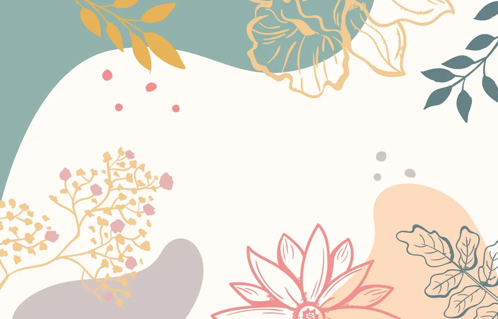 Romantic Flower Valentine Background