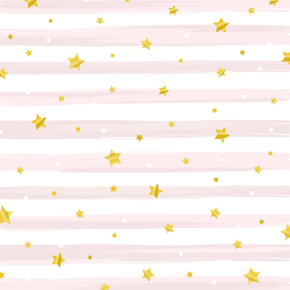 Pastel Brush Stroke and Stars Background