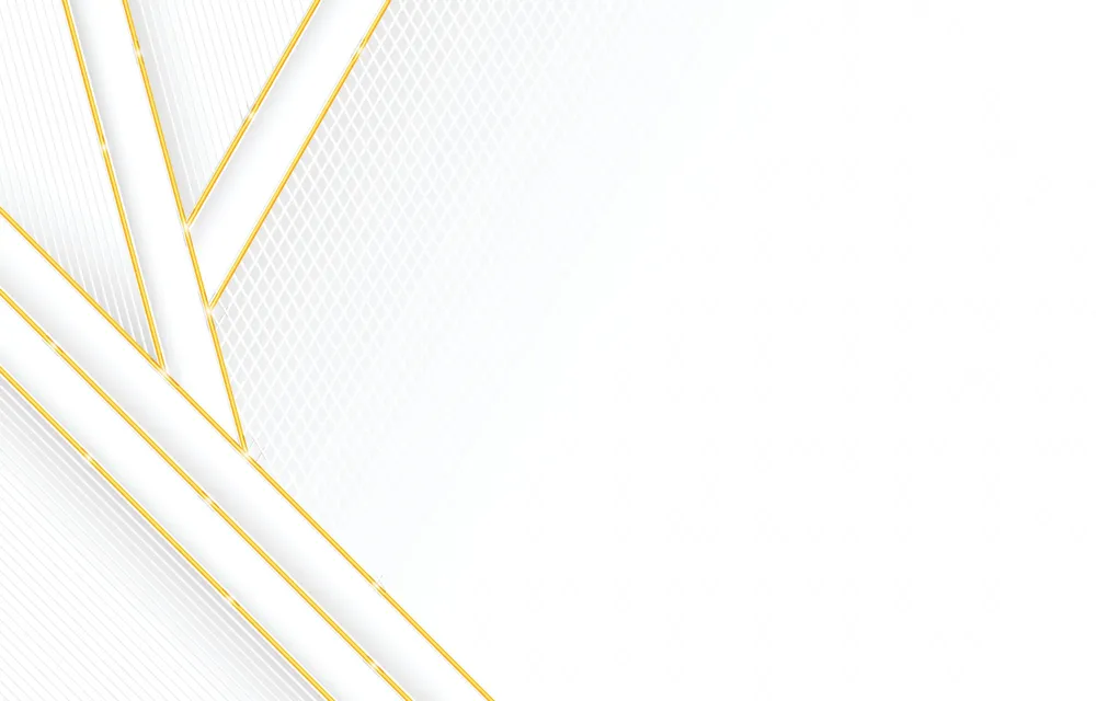 Elegant Geometric White Background with Triangle and Lines Composition