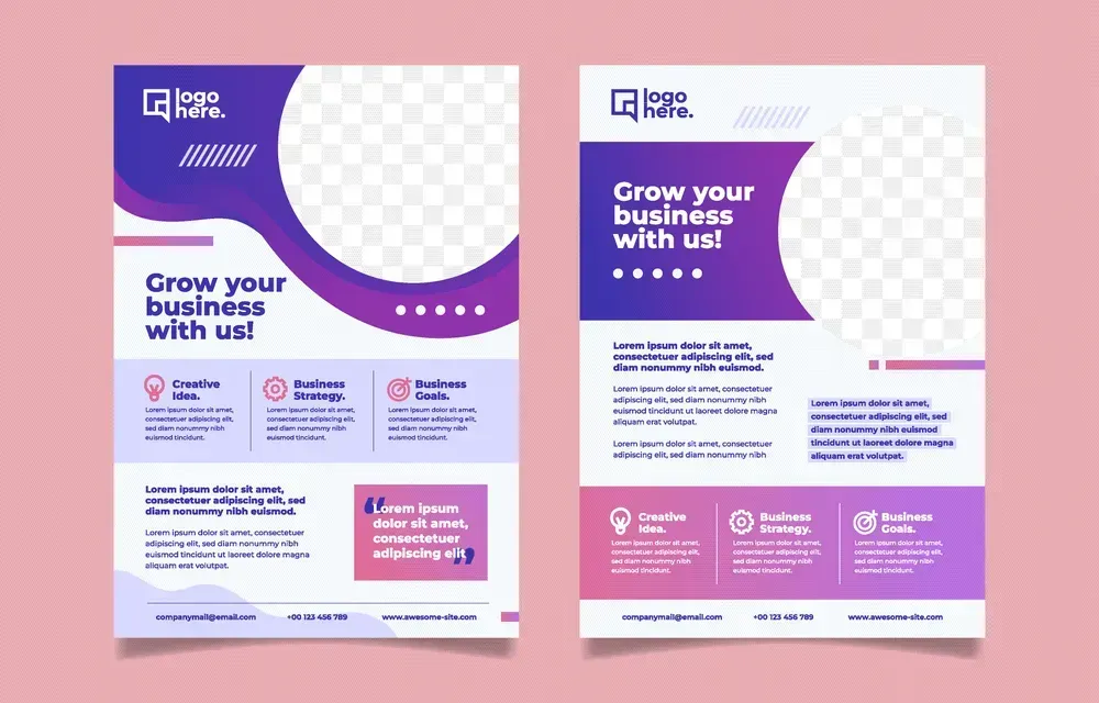Abstract Gradient Business Flyer Template