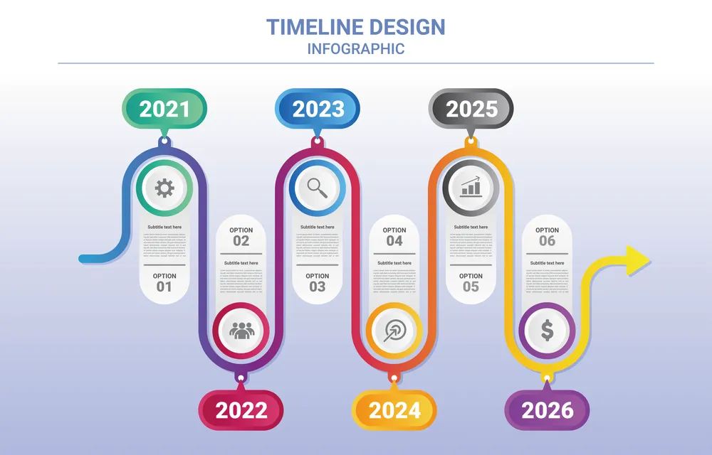 Timeline Infographic Element Design