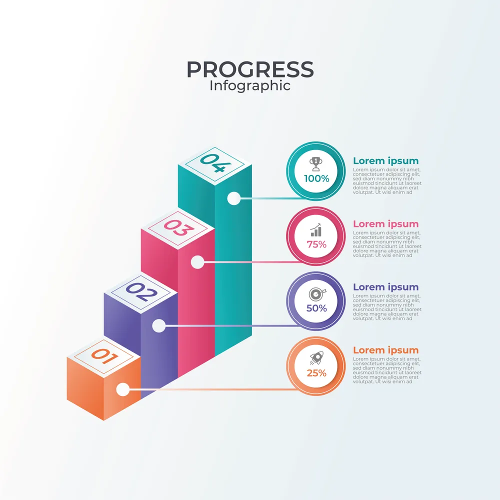 Progress Infographic Element