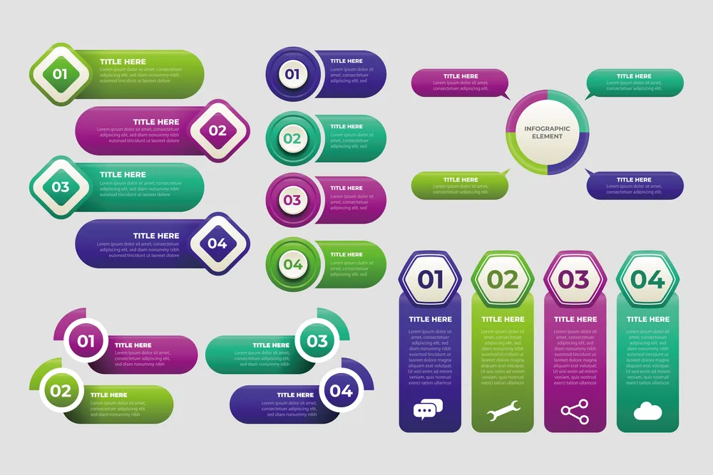 Infographic Set Collection Template