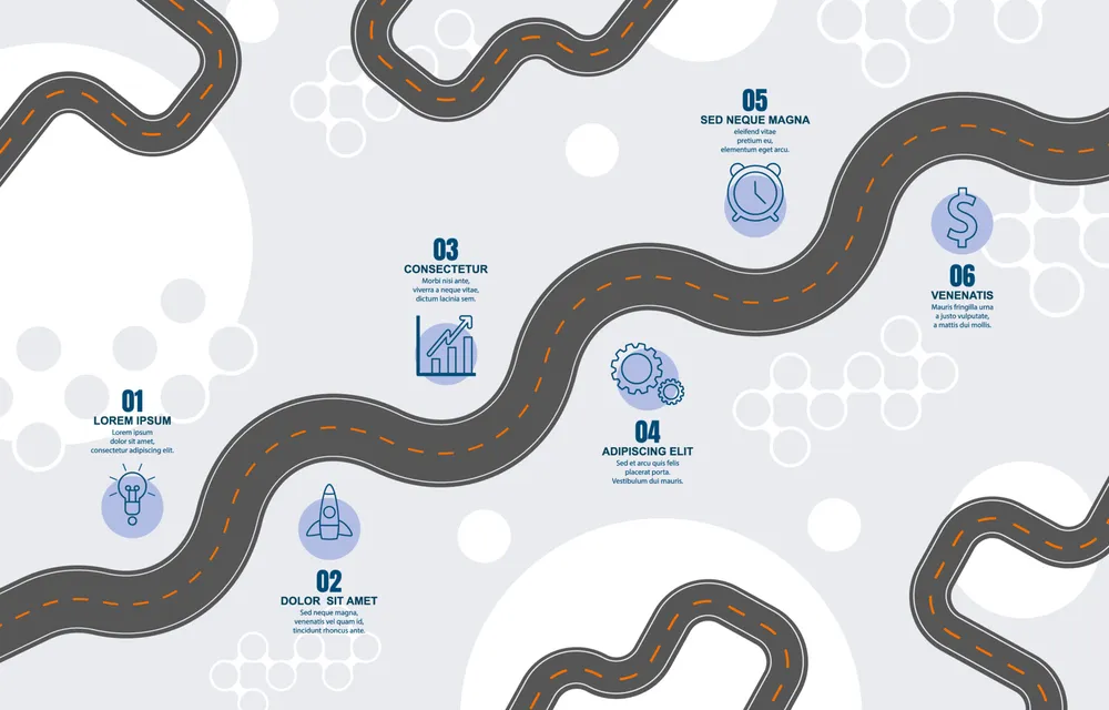 Modern Timeline Infographic