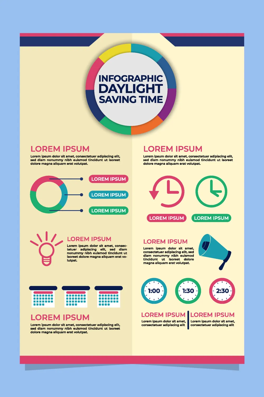 Infographic Daylight Saving Time