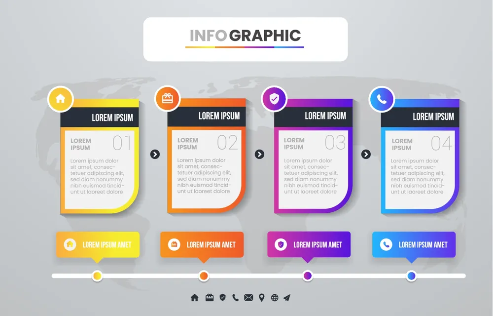Infographic Progress Concept