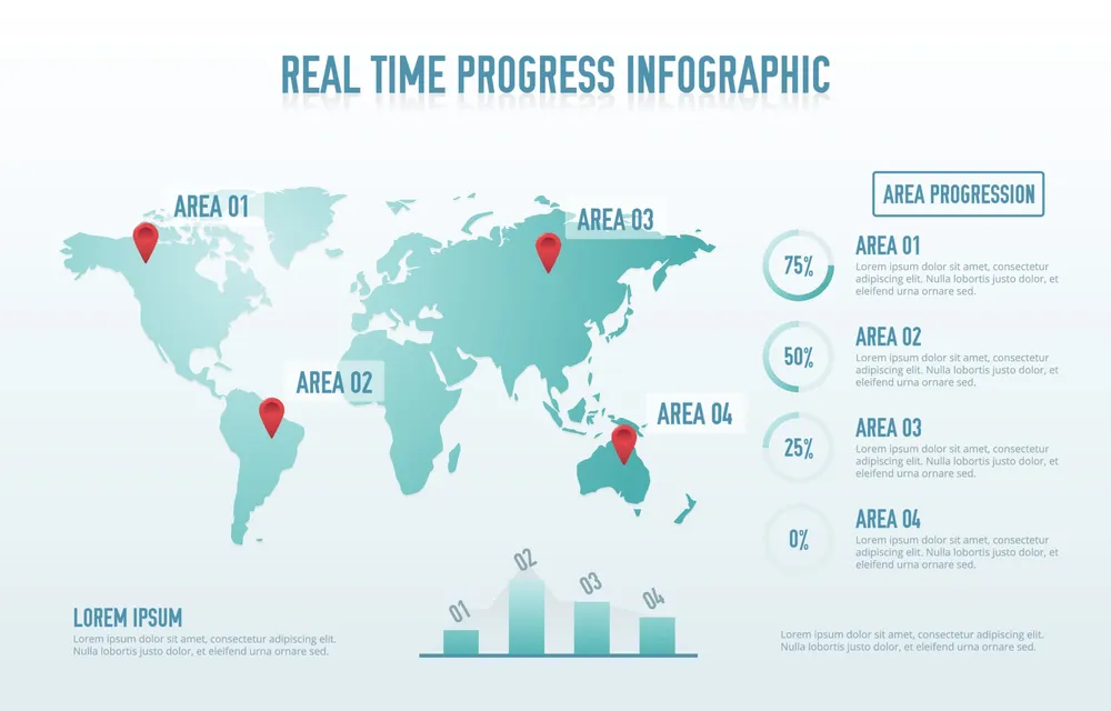 Progress Infographic Elements