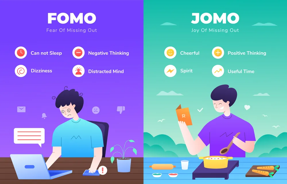 Fomo vs Jomo Infographic