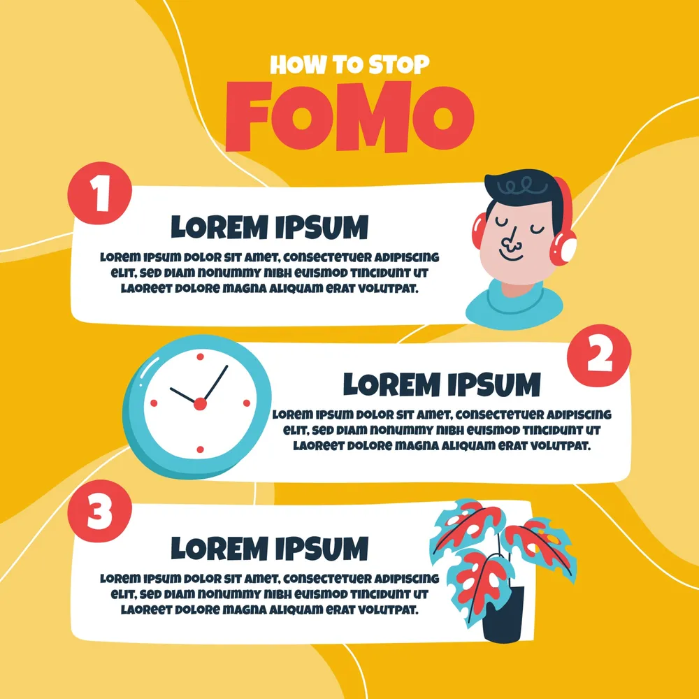 Stop FOMO infographic