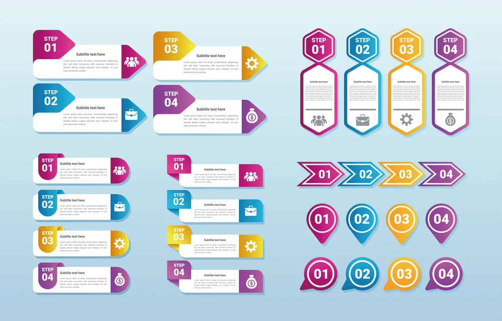 Set of Infographic Element Designs