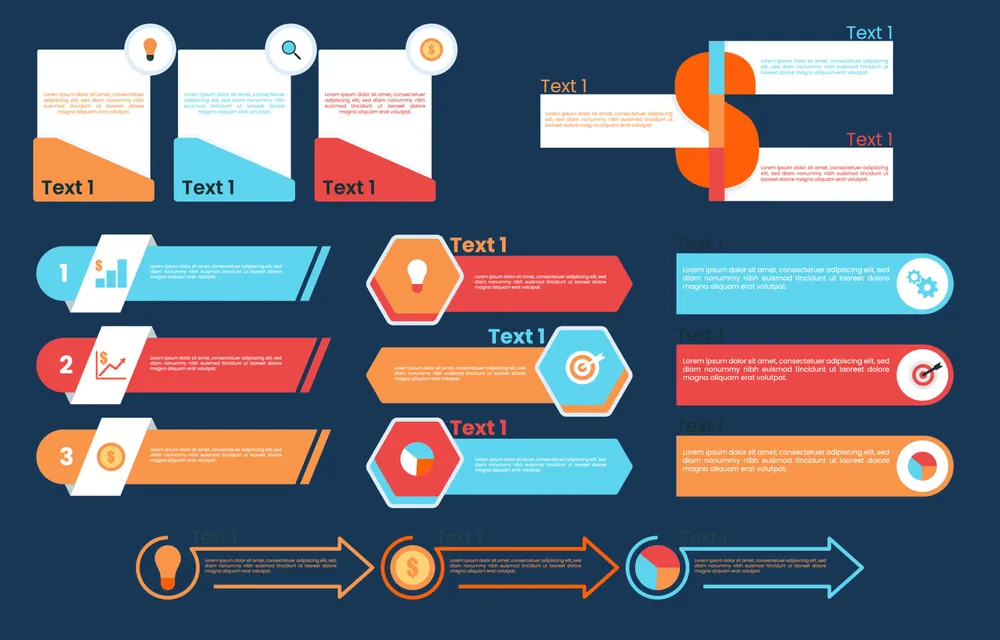 Financial Literacy Infographic Element Set