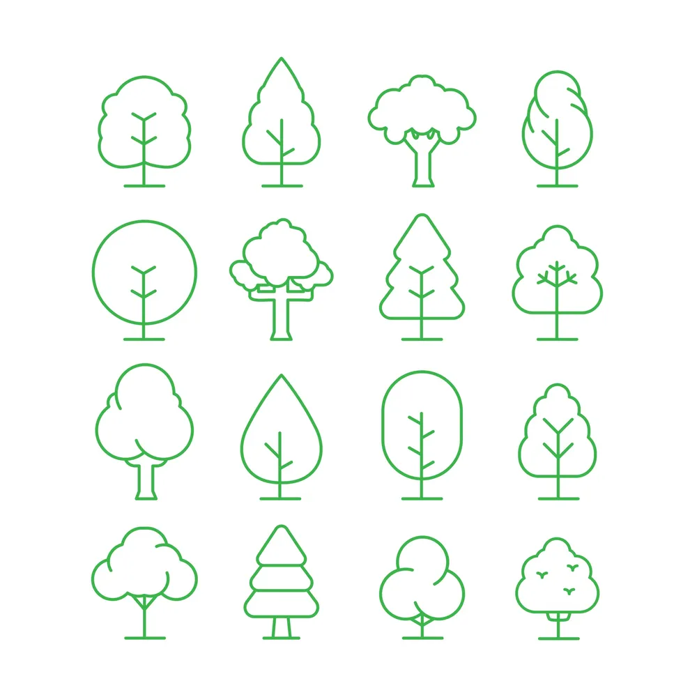 Trees Icon Collection