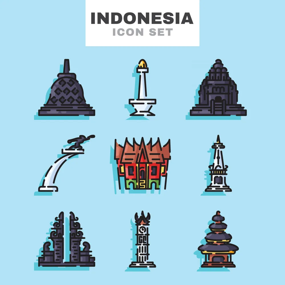 Indonesia Icon Set