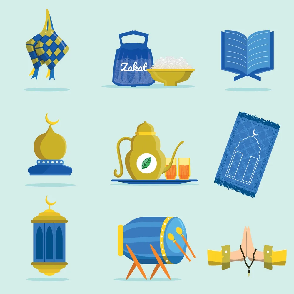 Eid Mubarak Icon Set