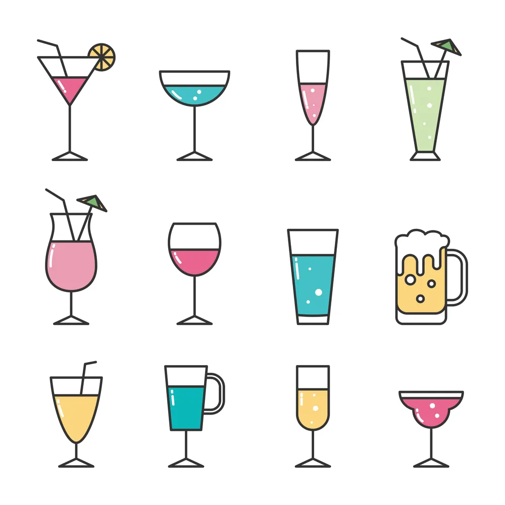Colorful Fresh Drink Icon