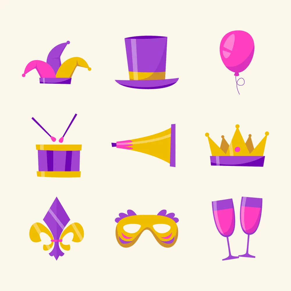 Mardi Gras Icon Pack