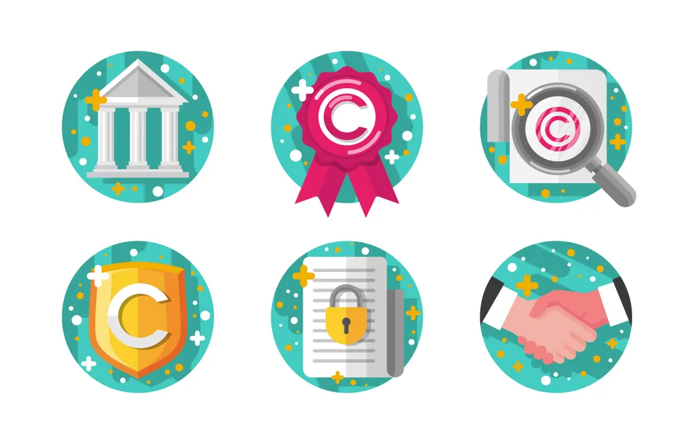 Copyright Icon Concept