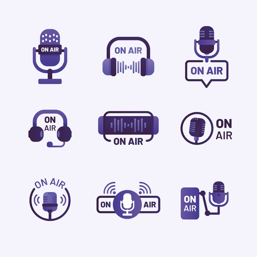 On Air Icon Set